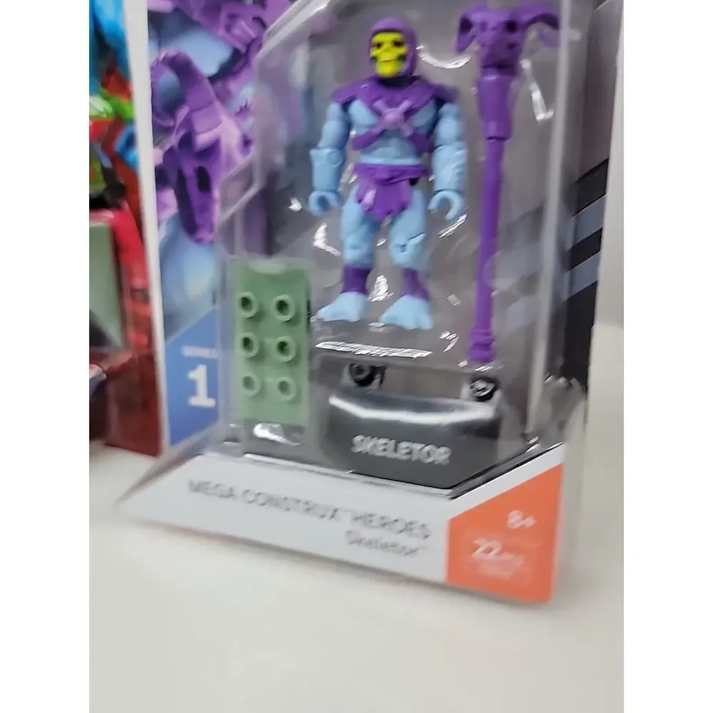 Mega Construx Masters Of The Universe Mini Figure Trap Jaw & Skeletor NIP MOTU